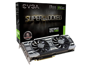 Placa de Video EVGA GeForce® GTX 1080 SC GAMING ACX 3.0
