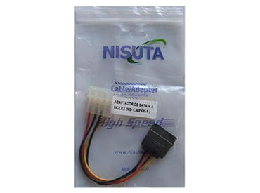 Cable de Alimentacion Nisuta Power SATA 15cm (NSCAPOSA)