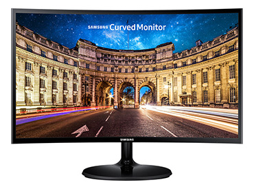 Monitor LED Samsung Curvo  24" Full HD C24F390 - HDMI - VGA