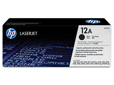 Tóner negro HP 12A LaserJet (Q2612A) Original
