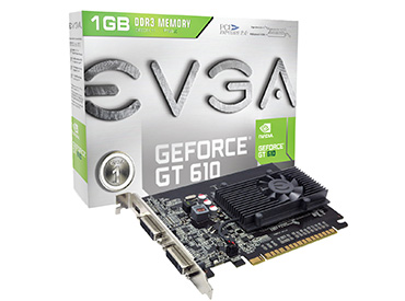 Placa de Video EVGA GeForce GT 610 1GB DDR3