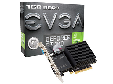 Placa de Video EVGA GeForce® GT 710 1GB DDR3 