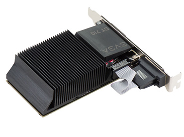 Placa de Video EVGA GeForce® GT 710 1GB DDR3 