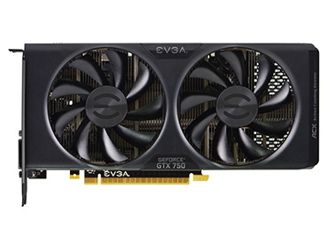 Placa de Video EVGA GeForce® GTX 750 1GB GDDR5 ACX Cooling