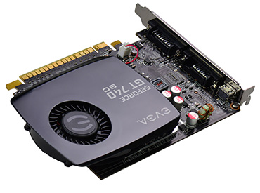 Placa de Video EVGA GeForce® GT 740 2GB Superclocked (Single Slot)