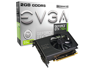 Placa de Video EVGA GeForce® GTX 750 Ti 2GB GDDR5