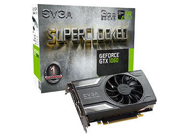 Placa de Video EVGA GeForce® GTX 1060 SC GAMING 3GB GDDR5