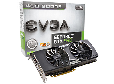 Placa de Video EVGA GeForce® GTX 960 4GB SSC GAMING ACX 2.0+