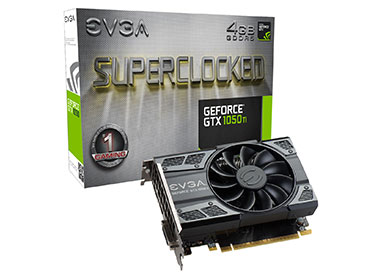 Placa de Video EVGA GeForce® GTX 1050 Ti SC GAMING 4GB GDDR5