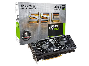 Placa de Video EVGA GeForce® GTX 1050 Ti SSC GAMING 4GB GDDR5
