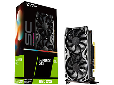 Placa de Video EVGA GeForce® GTX 1660 SUPER SC ULTRA GAMING - 6GB GDDR6