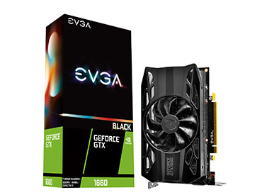 Placa de Video EVGA GeForce® GTX 1660 Black GAMING - 6GB GDDR5