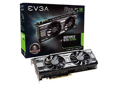 Placa de Video EVGA GeForce® GTX 1070 Ti SC GAMING Black Edition