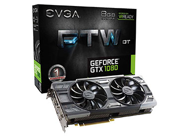 Placa de Video EVGA GeForce® GTX 1080 FTW DT GAMING