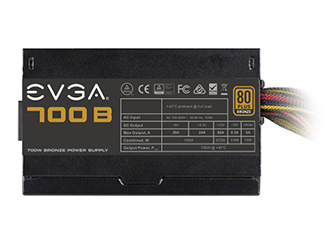 Fuente EVGA 700W ATX 80+ Bronze