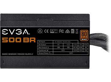 Fuente EVGA 500BR 500W 80 PLUS Bronze