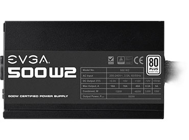 Fuente EVGA 500 W2 500W 80+ WHITE