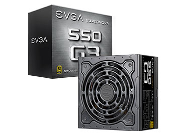 Fuente EVGA SuperNOVA 550 G3 de 550W ATX MODULAR 80+ GOLD