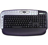 Teclado en Español Genius Kb-29e Calculator PS/2 Azul
