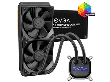 Cooler para CPU EVGA CLC 240 Liquid / Water RGB LED