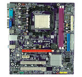 Mother ECS Geforce6100SM-M2 s.AM2 con Video Geforce 6100, Sonido y Red