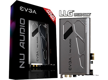 Placa de Sonido EVGA NU Lifelike Audio - RGB LED - PCIe