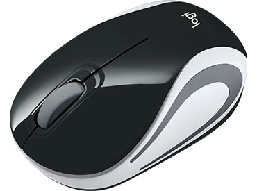 Mini Mouse Logitech Wireless M187 Negro