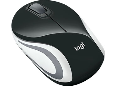 Mini Mouse Logitech Wireless M187 Negro