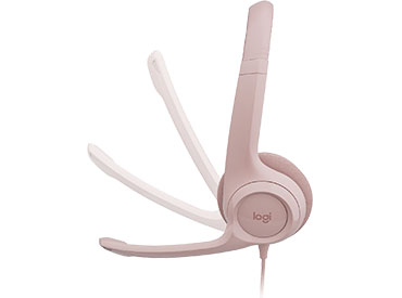 Auriculares con Micrófono Logitech H390 USB - Rosado