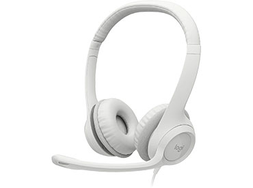 Auriculares con Micrófono Logitech H390 USB - Blanco