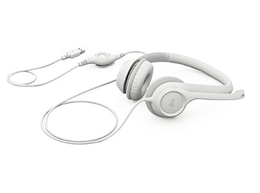 Auriculares con Micrófono Logitech H390 USB - Blanco