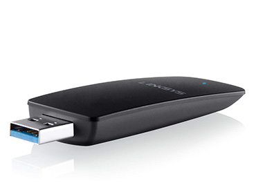 Adaptador USB Wireless-N de doble banda N600 Linksys AE2500