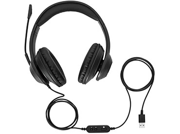 Auriculares Targus Wired Stereo Headset USB - AEH102TT
