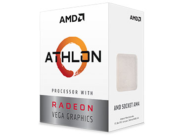 Microprocesador AMD Athlon™ 3000G con Gráficos Radeon™ Vega 3