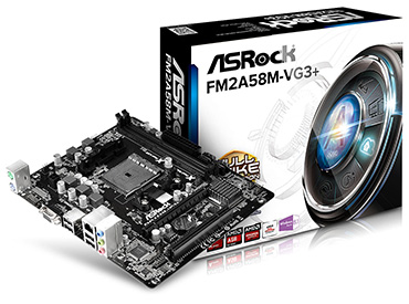 Mother ASRock FM2A58M-VG3+ Socket FM2+