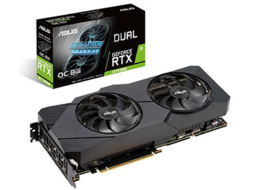 Placa de Video ASUS Dual GeForce® RTX 2070 SUPER™ EVO OC edition 8GB GDDR6