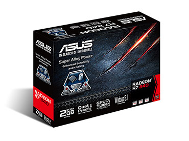 Placa de Video ASUS Radeon R7 240 2GB DDR3 low profile