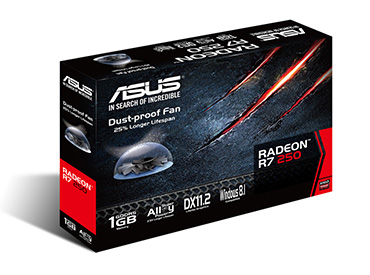 Placa de Video ASUS R7 250 1GD5