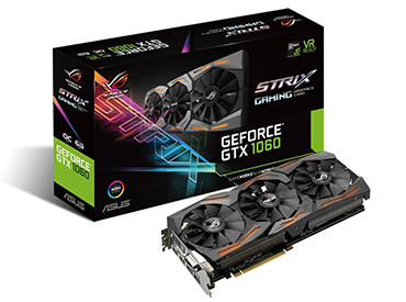 Placa de Video ASUS ROG STRIX GeForce® GTX 1060 O6G-GAMING 