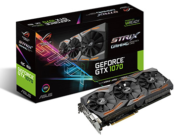 Placa de Video ASUS ROG STRIX GeForce® GTX 1070 O8G-GAMING