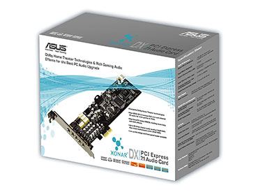 Placa de Sonido ASUS Xonar DX 7.1 PCI Express