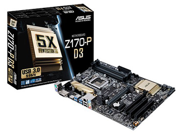 Mother ASUS  Z170-P D3 Socket 1151