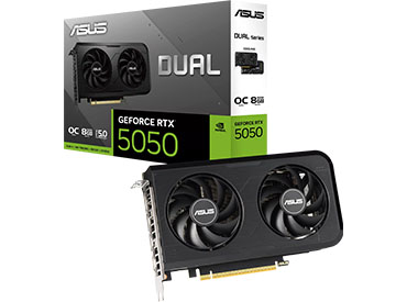 Placa de video ASUS Dual GeForce RTX™ 5050 8GB GDDR6 OC Edition