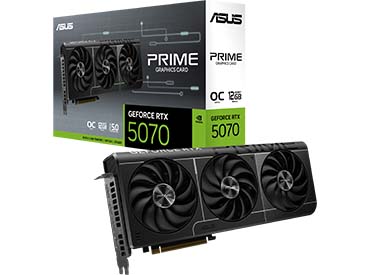 Placa de video ASUS PRIME GeForce RTX™ 5070 12GB GDDR7 OC Edition