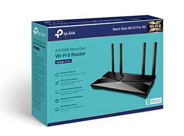 Router TP-Link AX1500 Wi-Fi 6 - 4 Antenas (Archer AX10)