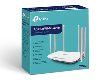 Router Wireless MU-MIMO de Doble Banda AC1900 TP-Link (Archer C86)