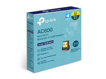 Adaptador USB AC600 Nano Wi-Fi Bluetooth 4.2 TP-Link Archer T2UB Nano