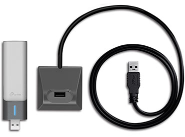 Adaptador USB Wi-Fi 6 AX1800 de alta ganancia TP-Link Archer TX20UH