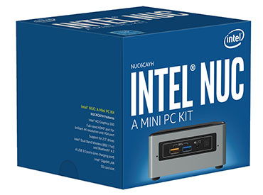 Kit Intel® NUC NUC6CAYH - Intel® Celeron® J3455