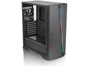 Gabinete Thermaltake H350 Tempered Glass RGB - Black